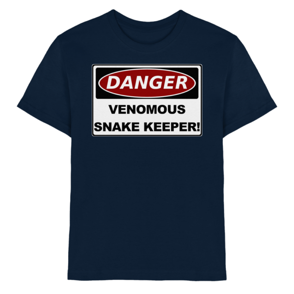 Warnschild: Danger! Venomous Snake Keeper! - Kinder Premium Shirt