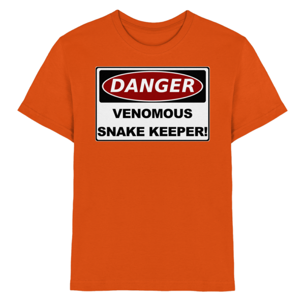 Warnschild: Danger! Venomous Snake Keeper! - Kinder Premium Shirt