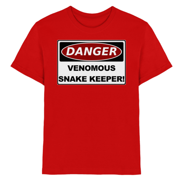 Warnschild: Danger! Venomous Snake Keeper! - Kinder Premium Shirt