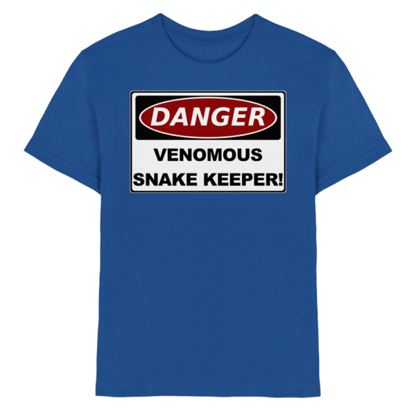 Warnschild: Danger! Venomous Snake Keeper! - Kinder Premium Shirt