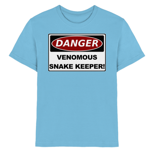 Warnschild: Danger! Venomous Snake Keeper! - Kinder Premium Shirt