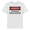Warnschild: Danger! Venomous Snake Keeper! - Kinder Premium Shirt