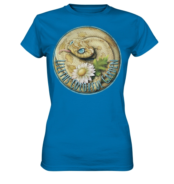 Liliths Colorful Garden Logo 'Hakennasennatter' - Damen Premium Shirt