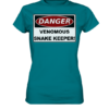 Warnschild: Danger! Venomous Snake Keeper! - Damen Premium Shirt
