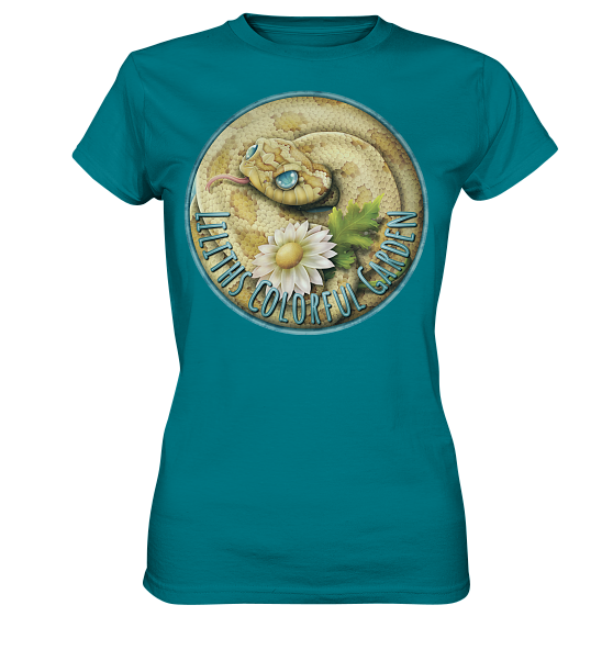 Liliths Colorful Garden Logo 'Hakennasennatter' - Damen Premium Shirt