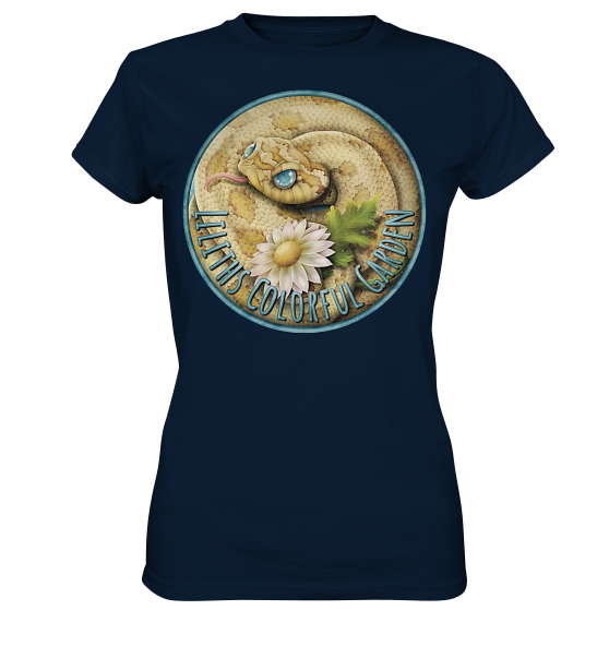 Liliths Colorful Garden Logo 'Hakennasennatter' - Damen Premium Shirt
