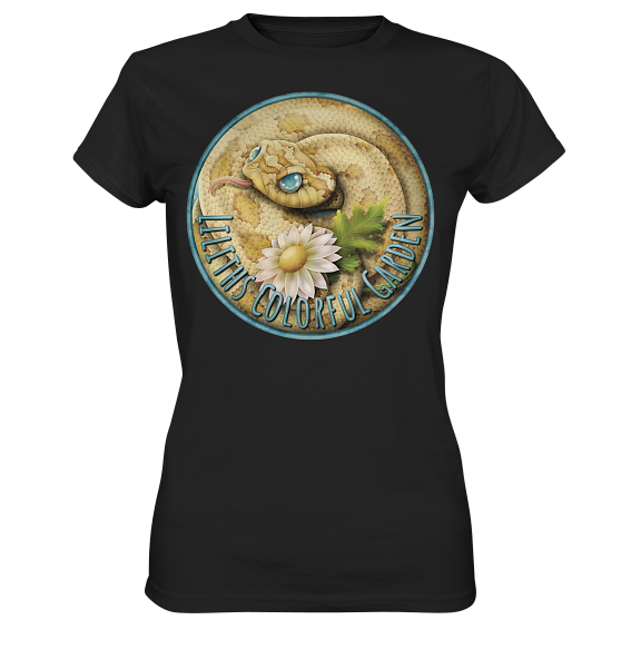 Liliths Colorful Garden Logo 'Hakennasennatter' - Damen Premium Shirt