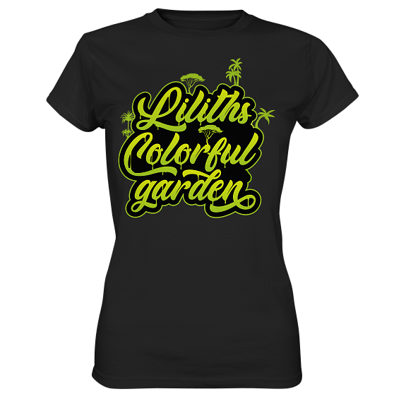 Liliths Colorful Garden Graffiti Logo - Damen Premium Shirt