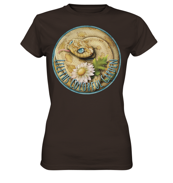 Liliths Colorful Garden Logo 'Hakennasennatter' - Damen Premium Shirt