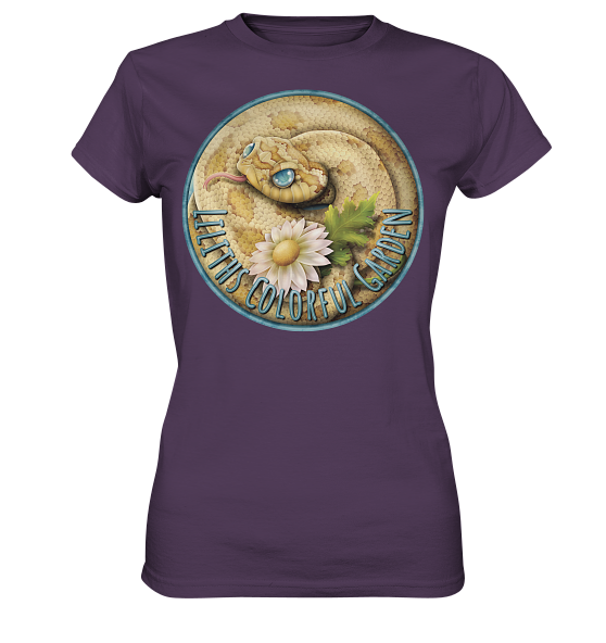 Liliths Colorful Garden Logo 'Hakennasennatter' - Damen Premium Shirt