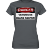 Warnschild: Danger! Venomous Snake Keeper! - Damen Premium Shirt