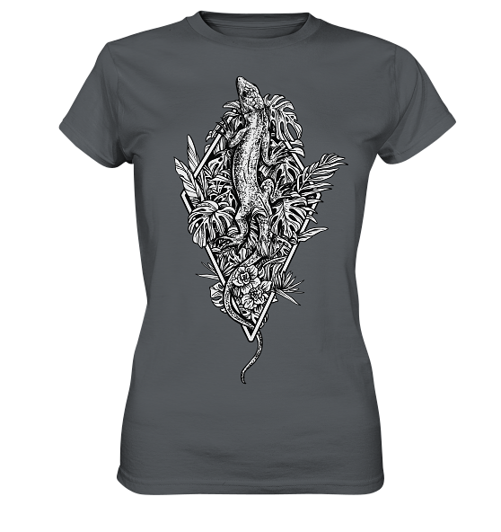Baumeidechse Geometric Art - Damen Premium Shirt
