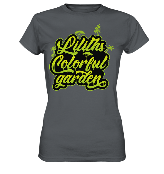 Liliths Colorful Garden Graffiti Logo - Damen Premium Shirt