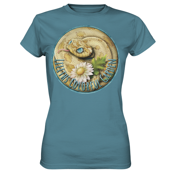 Liliths Colorful Garden Logo 'Hakennasennatter' - Damen Premium Shirt