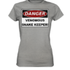 Warnschild: Danger! Venomous Snake Keeper! - Damen Premium Shirt