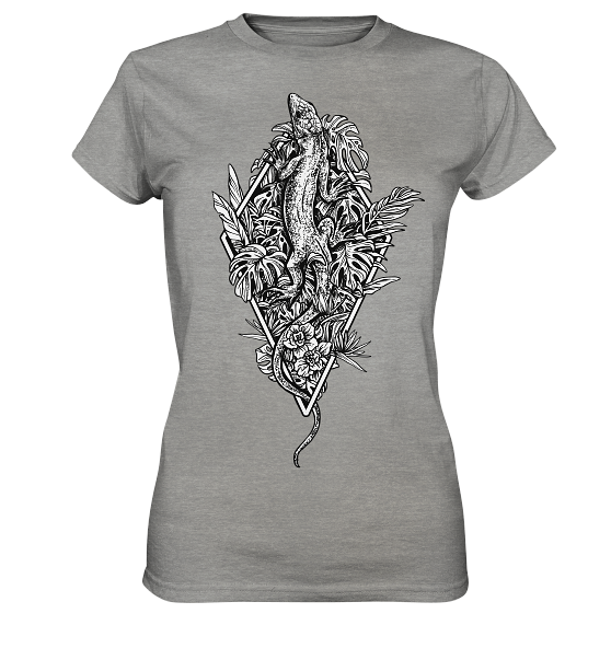 Baumeidechse Geometric Art - Damen Premium Shirt