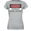 Warnschild: Danger! Venomous Snake Keeper! - Damen Premium Shirt