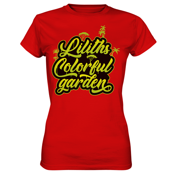 Liliths Colorful Garden Graffiti Logo - Damen Premium Shirt