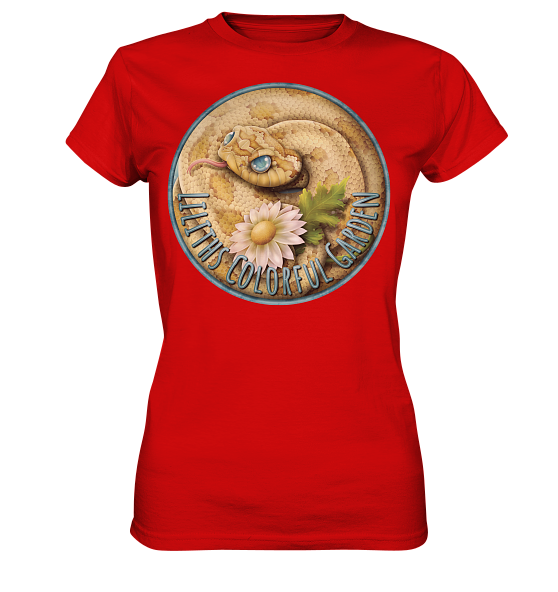 Liliths Colorful Garden Logo 'Hakennasennatter' - Damen Premium Shirt