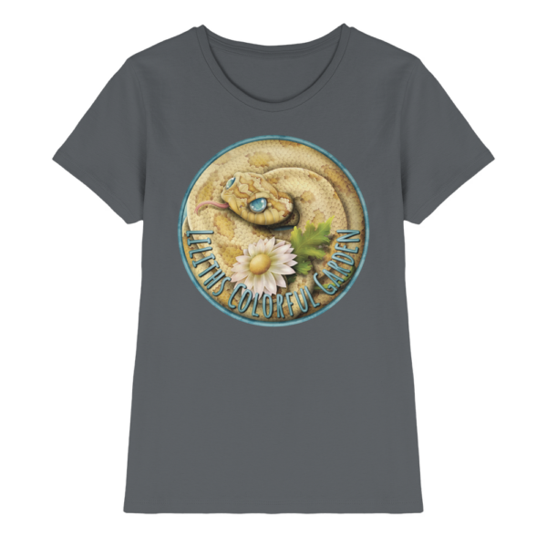 Liliths Colorful Garden Logo 'Hakennasennatter' - Damen Premium Shirt