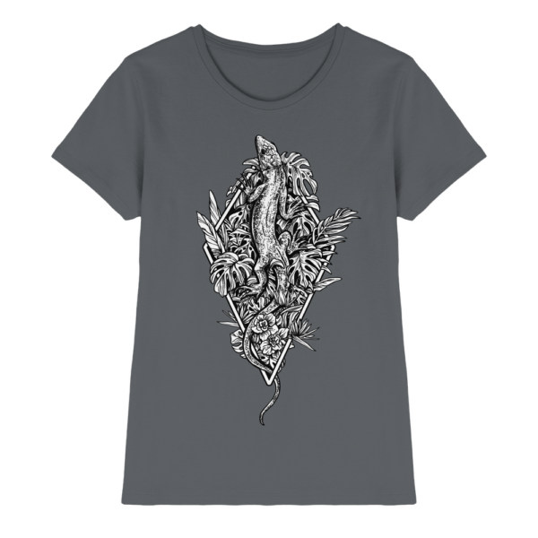 Baumeidechse Geometric Art - Damen Premium Shirt