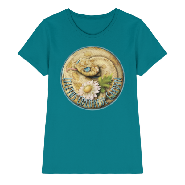 Liliths Colorful Garden Logo 'Hakennasennatter' - Damen Premium Shirt
