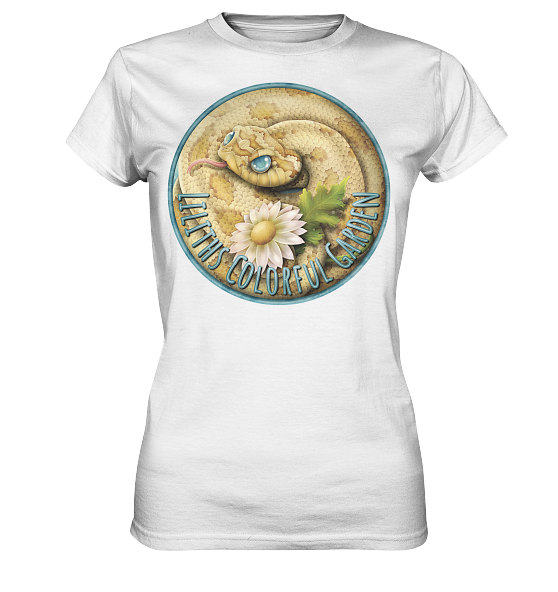 Liliths Colorful Garden Logo 'Hakennasennatter' - Damen Premium Shirt