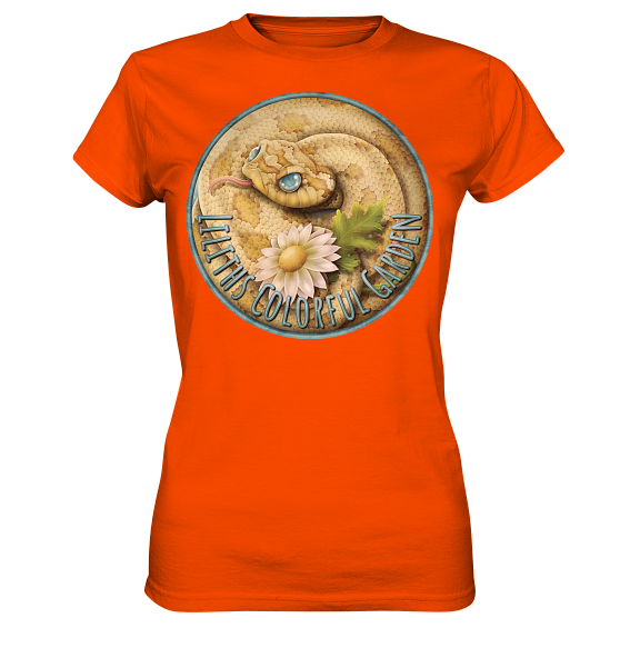 Liliths Colorful Garden Logo 'Hakennasennatter' - Damen Premium Shirt