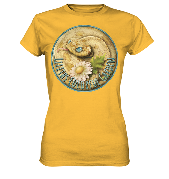 Liliths Colorful Garden Logo 'Hakennasennatter' - Damen Premium Shirt