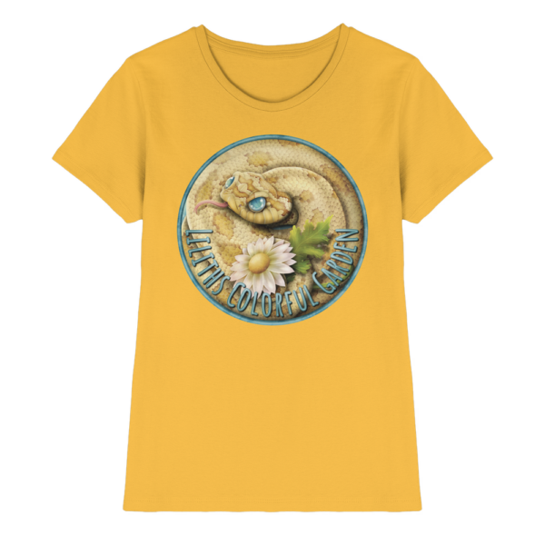 Liliths Colorful Garden Logo 'Hakennasennatter' - Damen Premium Shirt