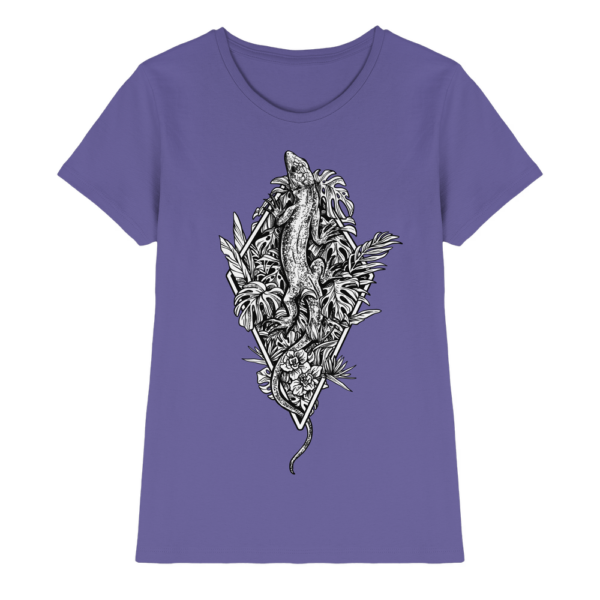 Baumeidechse Geometric Art - Damen Premium Shirt
