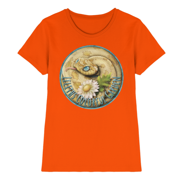 Liliths Colorful Garden Logo 'Hakennasennatter' - Damen Premium Shirt