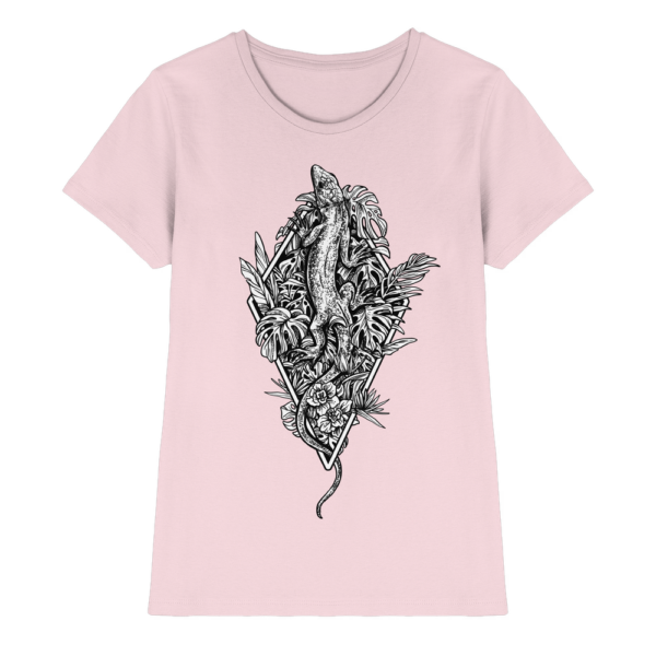 Baumeidechse Geometric Art - Damen Premium Shirt