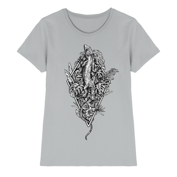 Baumeidechse Geometric Art - Damen Premium Shirt