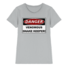 Warnschild: Danger! Venomous Snake Keeper! - Damen Premium Shirt