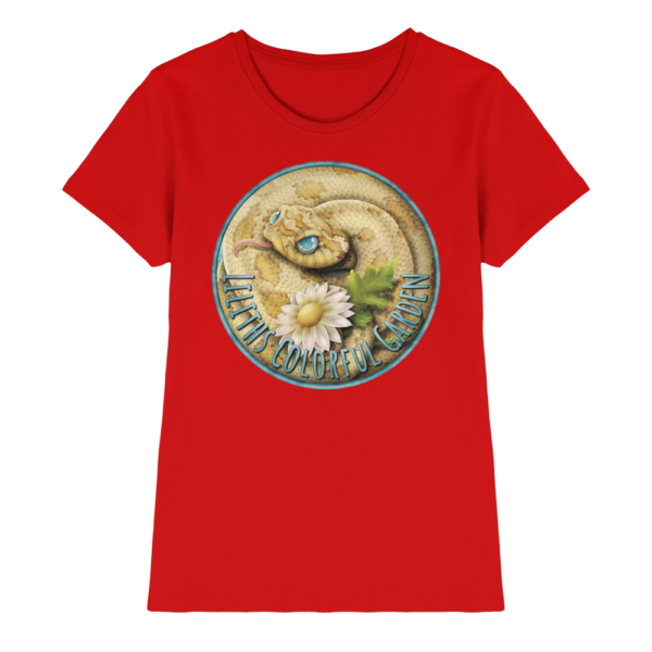 Liliths Colorful Garden Logo 'Hakennasennatter' - Damen Premium Shirt