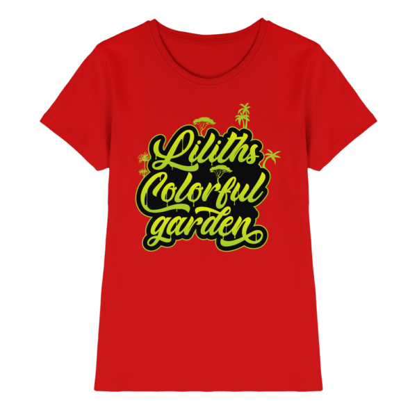 Liliths Colorful Garden Graffiti Logo - Damen Premium Shirt