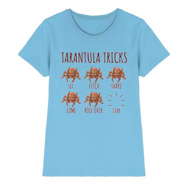 front-ladies-premium-shirt-sky-blue-640-fe9a-1000x.png Vogelspinnen Tricks - Sitz, Platz, bleib! - Damen Premium Shirt