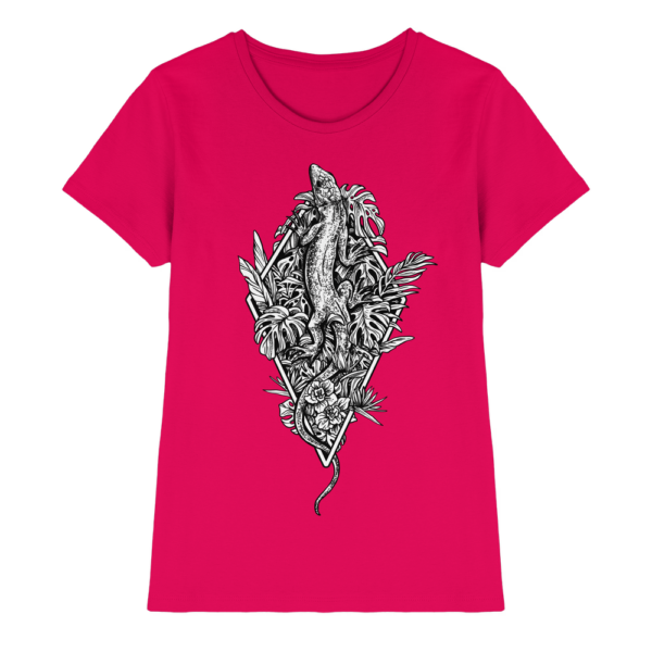 Baumeidechse Geometric Art - Damen Premium Shirt