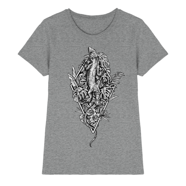 Baumeidechse Geometric Art - Damen Premium Shirt