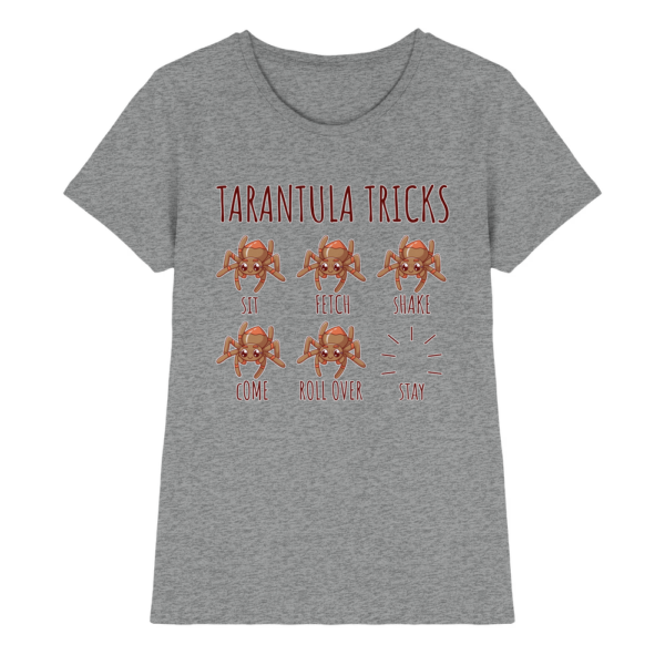 front-ladies-premium-shirt-sports-grey-meliert-640-fe9a-1000x.png Vogelspinnen Tricks - Sitz, Platz, bleib! - Damen Premium Shirt