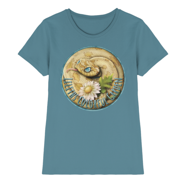 Liliths Colorful Garden Logo 'Hakennasennatter' - Damen Premium Shirt
