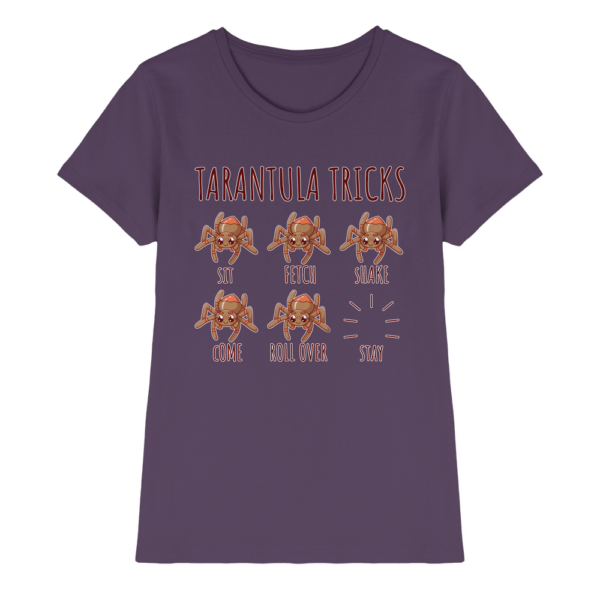 front-ladies-premium-shirt-urban-purple-640-fe9a-1000x.png Vogelspinnen Tricks - Sitz, Platz, bleib! - Damen Premium Shirt