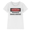 Warnschild: Danger! Venomous Snake Keeper! - Damen Premium Shirt