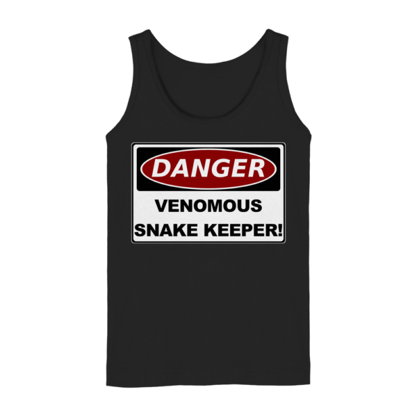 Warnschild: Danger! Venomous Snake Keeper! - DamenTank-Top