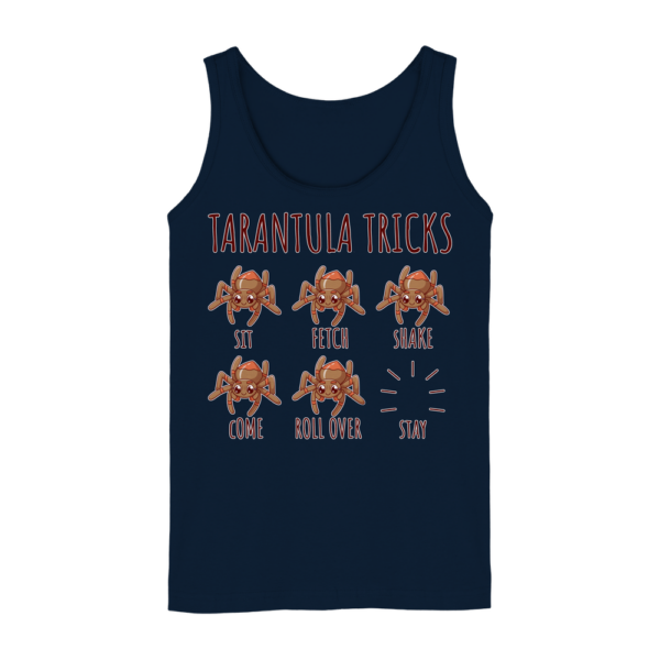 front-ladies-tank-top-navy-772-a076-1000x.png Vogelspinnen Tricks - Sitz, Platz, bleib! - Damen Tank-Top