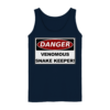Warnschild: Danger! Venomous Snake Keeper! - DamenTank-Top