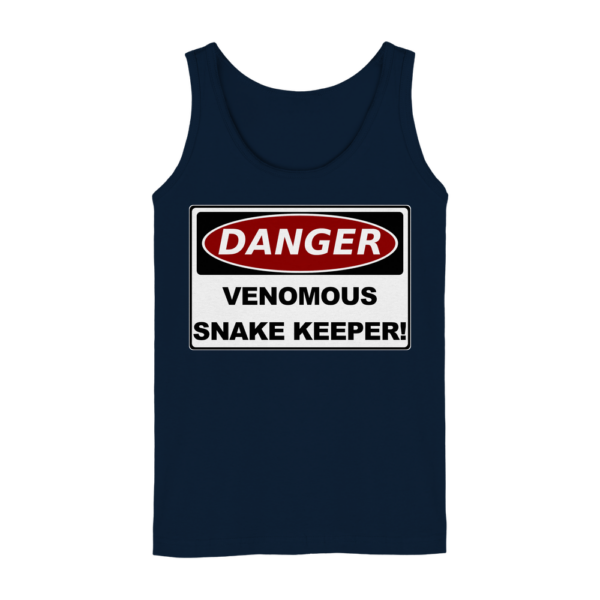 Warnschild: Danger! Venomous Snake Keeper! - DamenTank-Top