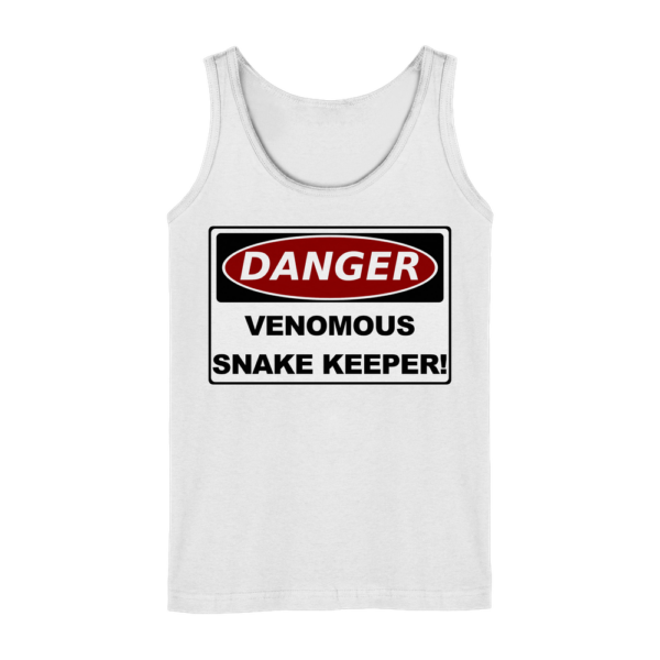 Warnschild: Danger! Venomous Snake Keeper! - DamenTank-Top