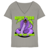 HAWK TUAH - Spit on that thing! - lila - Damen V-Neck Shirt